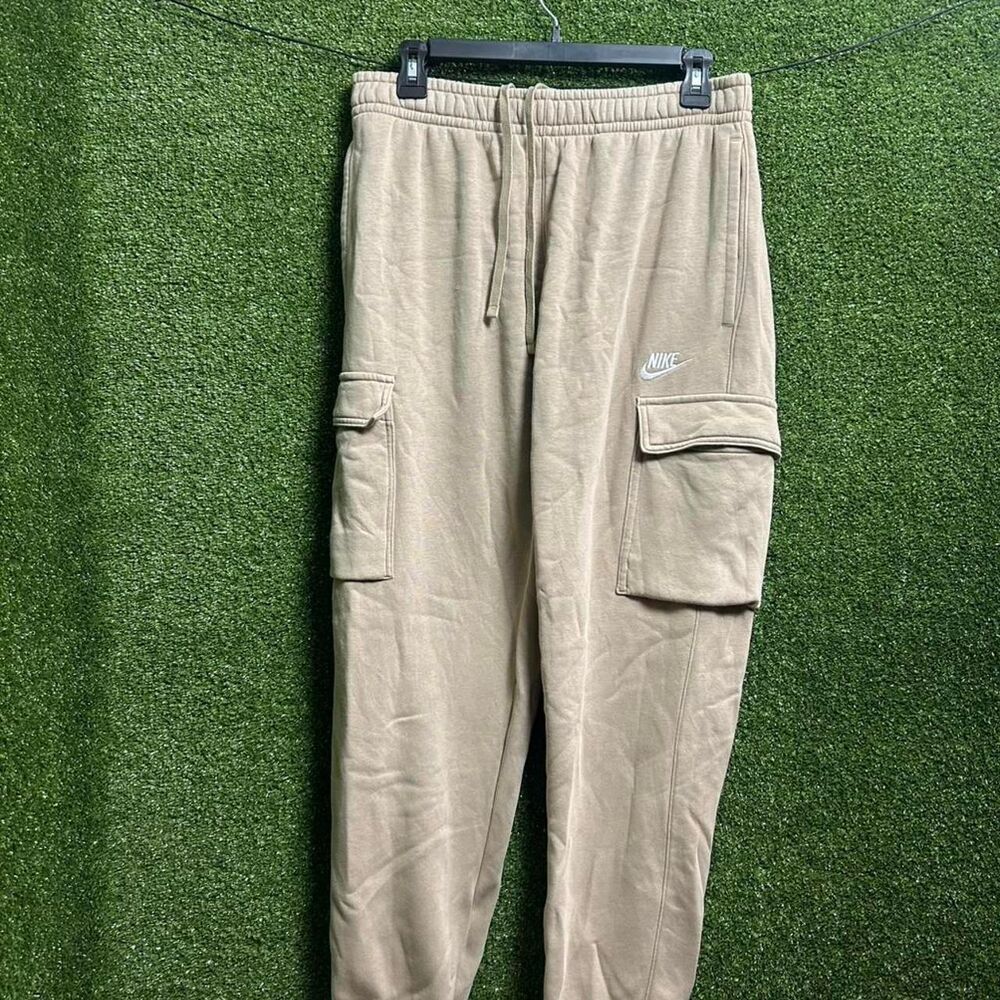 Nike Men's Tan and Cream Joggers-tracksuits